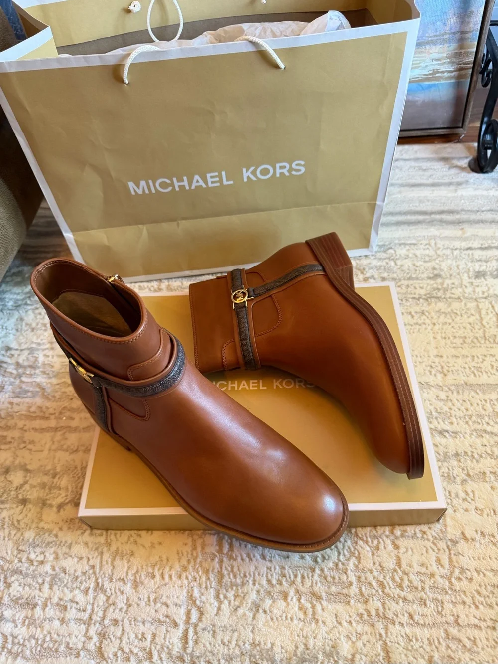 Michael Kors Mindy Flat Ankle Bootie